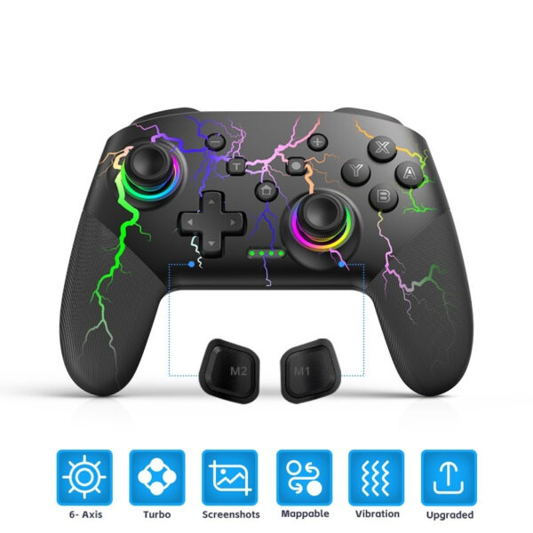 Black Lightning Wireless Elite Bluetooth Handle - Image 5