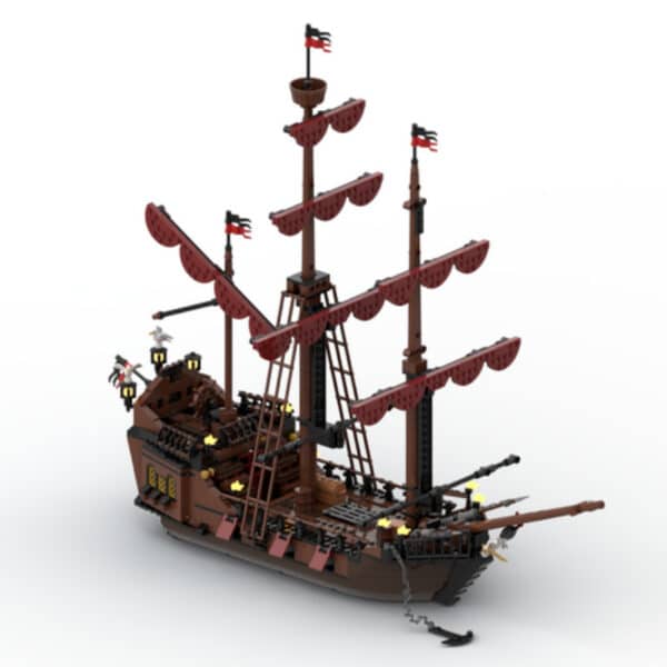Modular Building Toys For Pirate Town Ship Port Terminal Building - Image 5