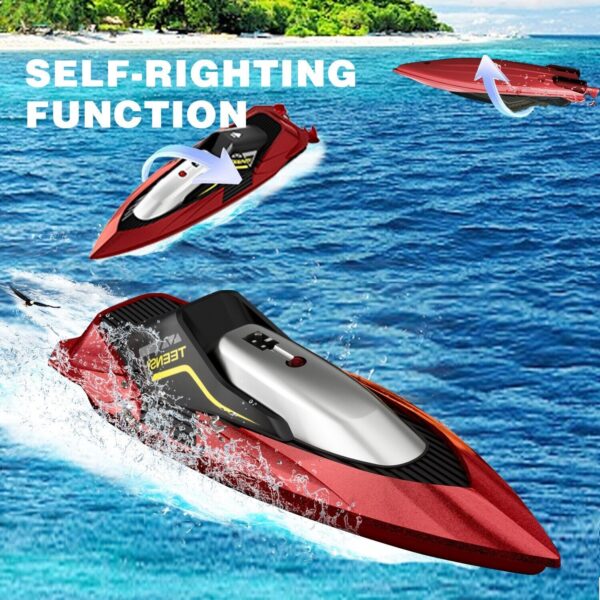 4DRC S5 Fast RC Boat For Pools And Lakes, 2.4 GHz 20- MPH Racing Boats For Kids - Image 6