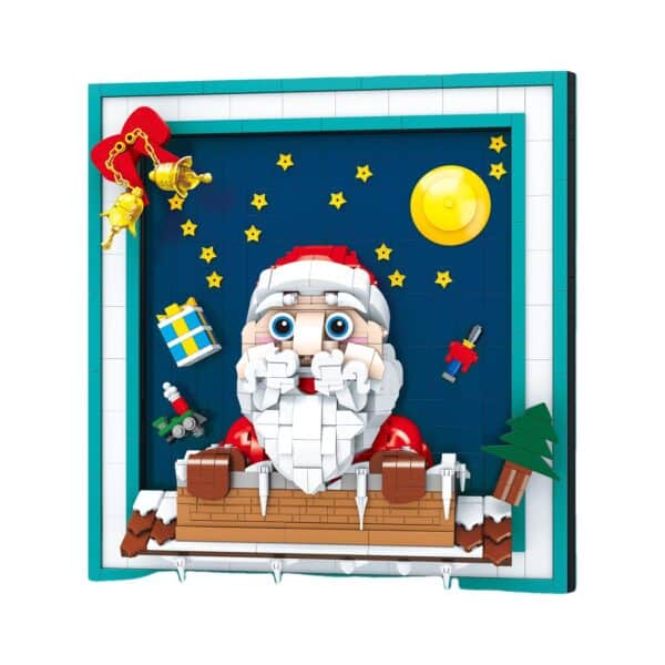 Christmas Photo Frame Small Particles Puzzle Assembling Building Blocks Children's Toys - Image 2