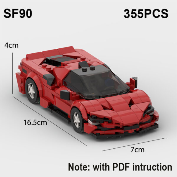 Moc Building Blocks Are Suitable For 8-grid Car Assembly - Image 6