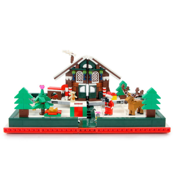 Christmas Series Building Blocks Book Gift Santa Claus Child Model - Image 4