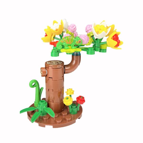 Small Particle Building Blocks Creative Small Scene Fish Tank Pet Box Small Living Room Home Interior Decoration Toy Ornaments - Image 3