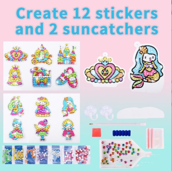 Diamond Painting Free Stickers Children Cartoon - Image 4