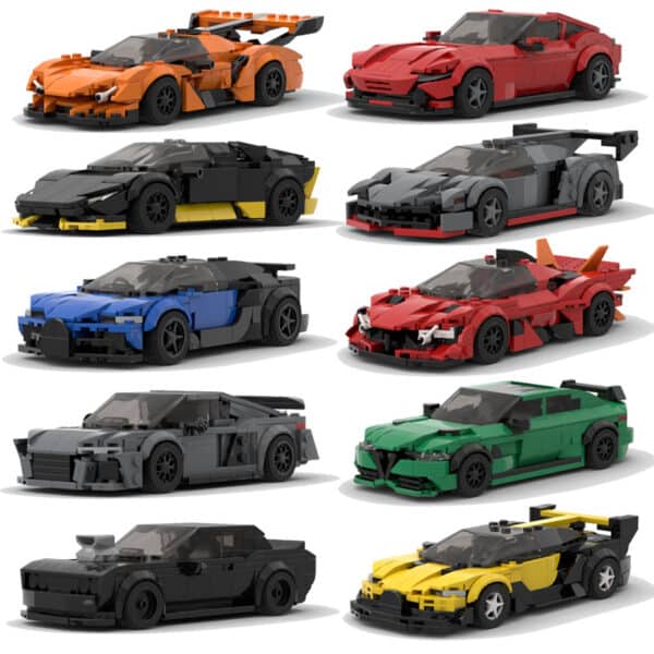 MOC Building Block Series 8 Grid Car - Image 2