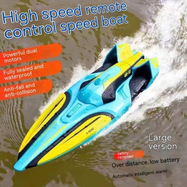 Remote-control Ship Wireless Electric Long Endurance High Speed 24g Speedboat Water Boat Model - Image 4