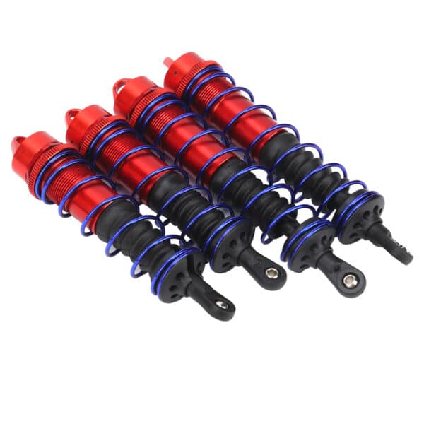 Aluminum 120mm Front 140mm Rear Metal Shock Absorber Damper Set for 1/8 RC Car Spare PartsRed - Image 9