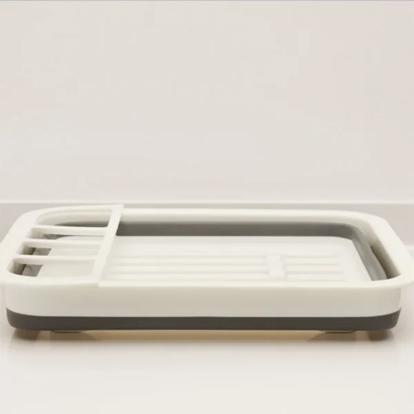 Camping car foldable tableware rack portable dish rack TPR bowl sink design suitable for easy storage in motorhomes and caravans - Image 3