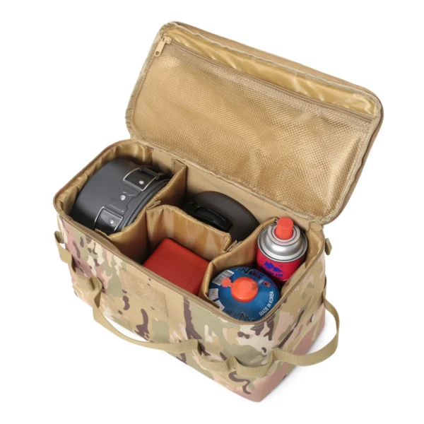 Travel Cookware Bag Camping Meal Bag Outdoor Portable Waterproof Thermal Picnic Bag Large Capacity Tableware Storage Handbag - Image 3