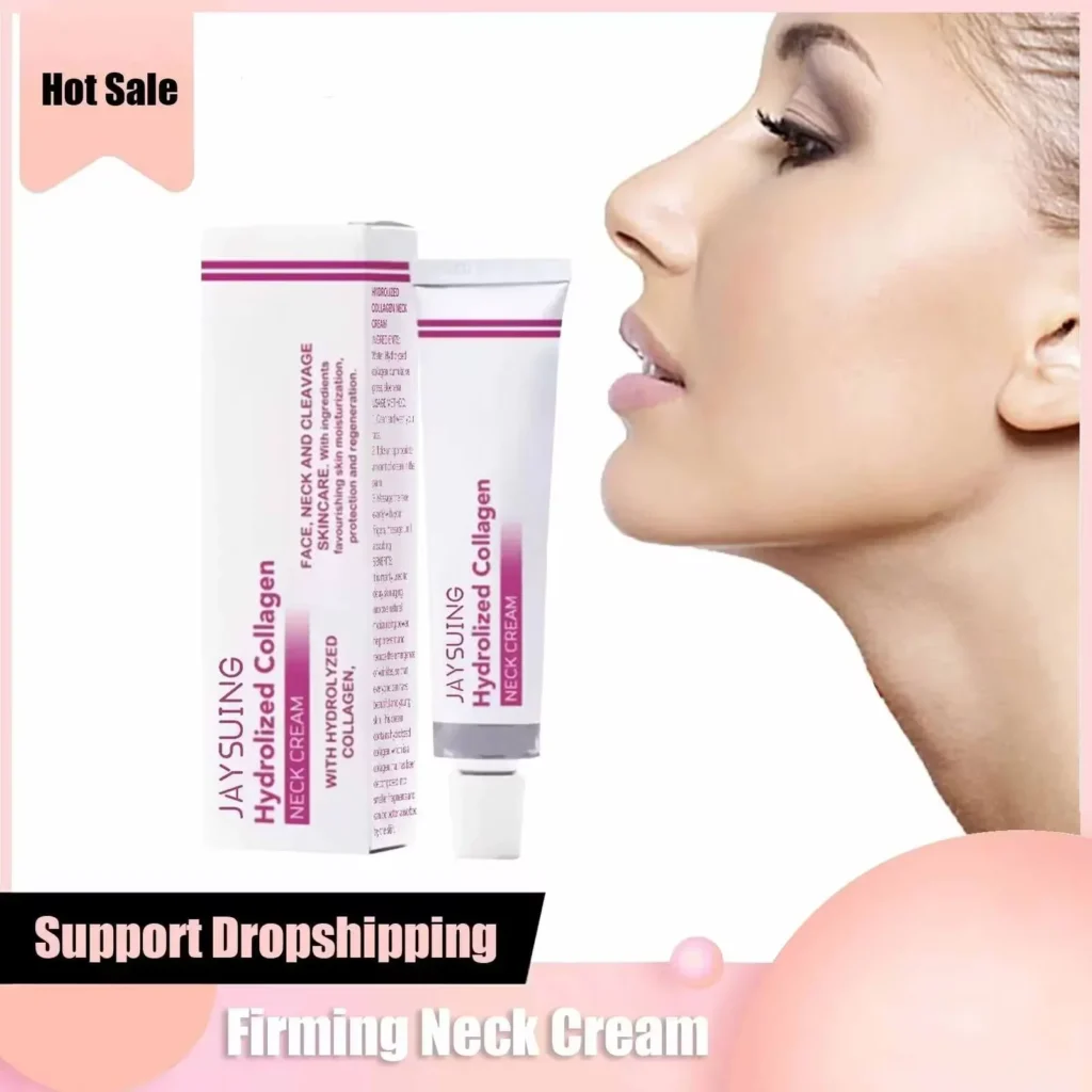 Neck Cream Wri-nkle Smooth Anti Ag-ing Cream Reduce Fine Line Double Chin Lifting Firming Neckline Cream Skin Care Products 40g