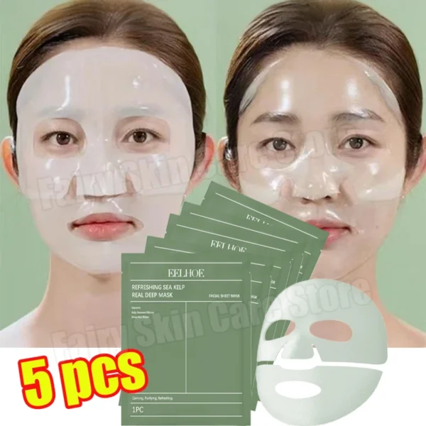Bio Collagen Brightening Mask Deep Hydrating Shrink Pores Overnight Mask Gentle Moisturizing Refreshing Women Facial Skin Care - Image 3
