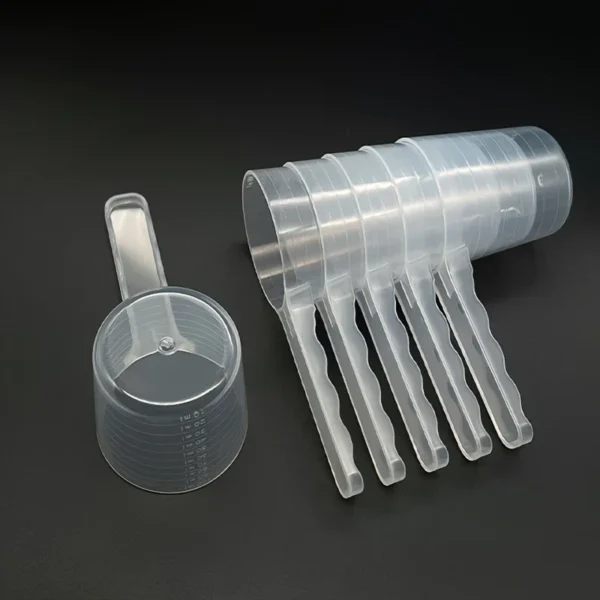 1pc Transparent Pet Measuring Spoon With Scale Plastic Dog Cat Feeding Shovel Pet Tableware Supplies 50g 100ml - Image 5