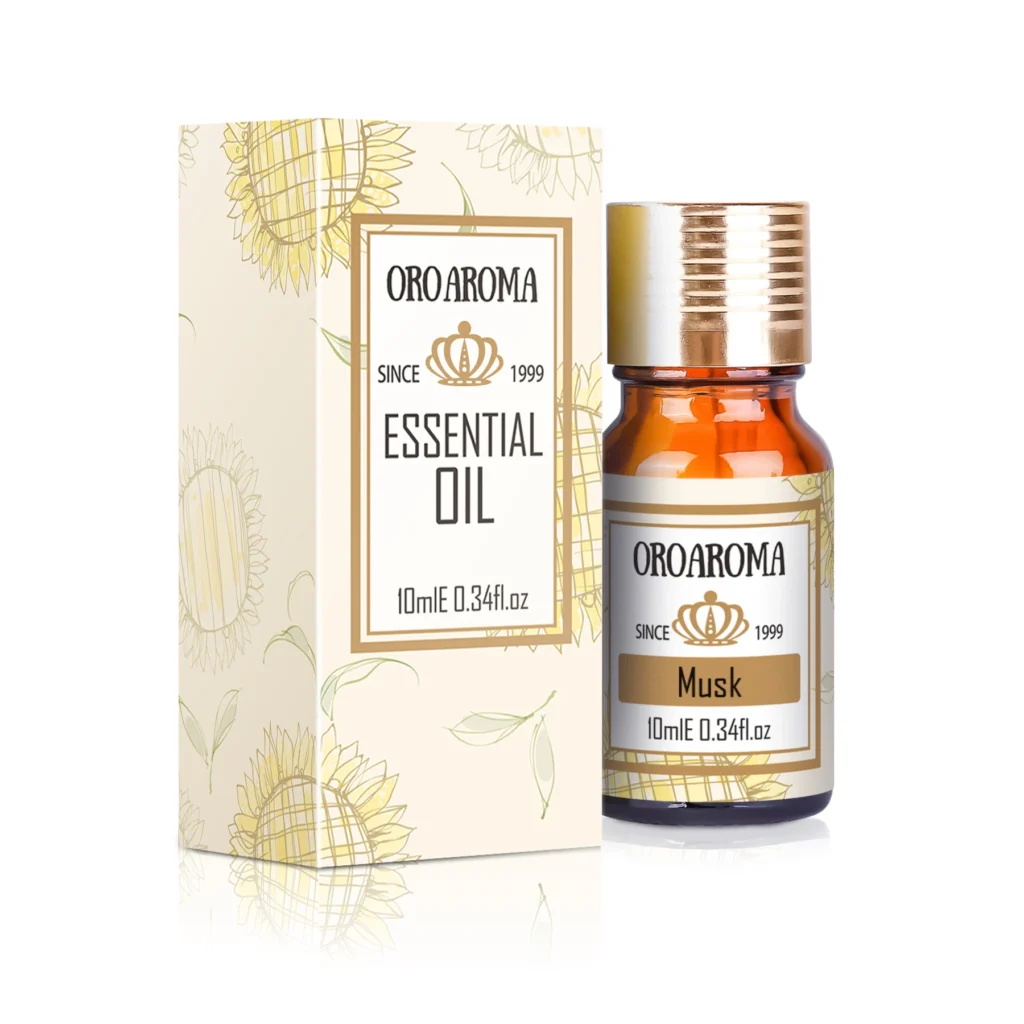 Oroaroma Natural Musk Essential Oil for Skin Body Hair Care ,Diffuser, Candle ,Soap ,Making , DIY ,Massage Aroma 10ml