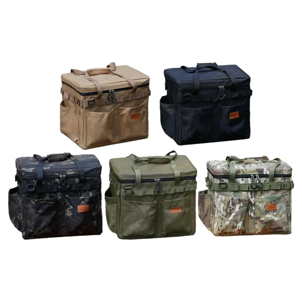 Camping Storage Bag Tableware Storage Bag Portable Utility Tote Bag Storage Case