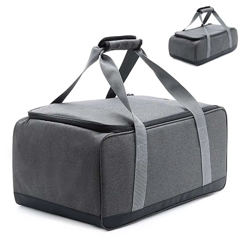 Outdoor Camping Cookware Bag Cutlery Pouch Large Capacity Tableware Handbag Outdoor Stove Tableware Storage Bag for Picnic BBQ