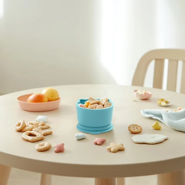1PCS Baby Cartoon Silicone Feeding Snack Cup Toddle Portable Food Storage Box Portable Snacks Container Children's Tableware - Image 6