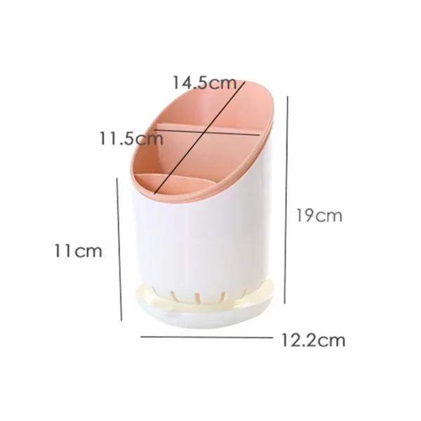 Cutlery Storage Holder Cutlery Drainer Container Drying Rack Non Slip Tableware Knife Spoon Fork Storage Box Kitchen Organizer - Image 6