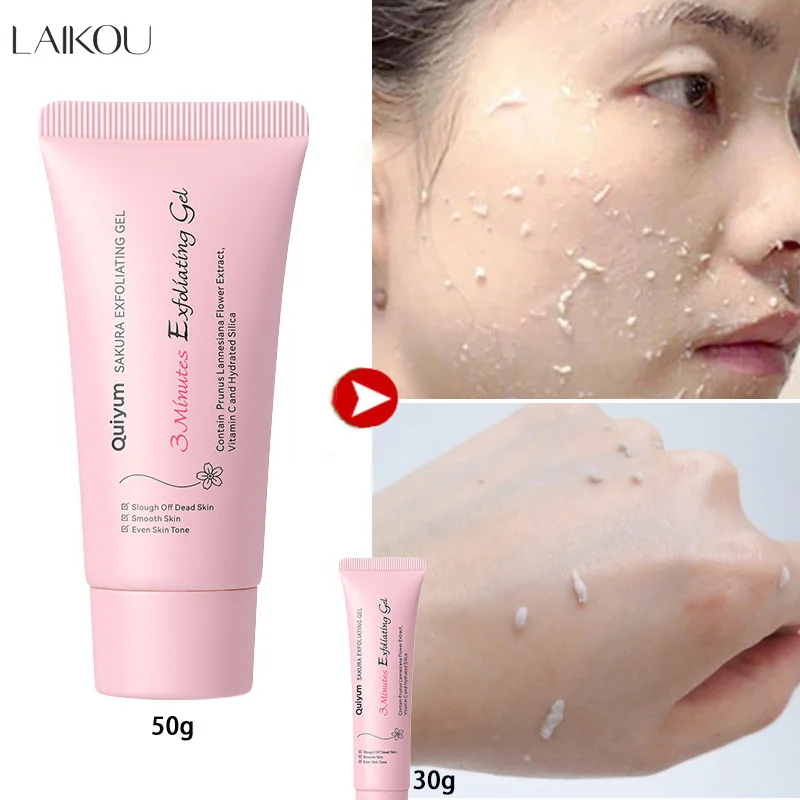 LAIKOU Sakura Exfoliating Peeling Gel Facial Scrub Moisturizing Nourishing Repair Scrubs Face Cream Beauty Skin Care