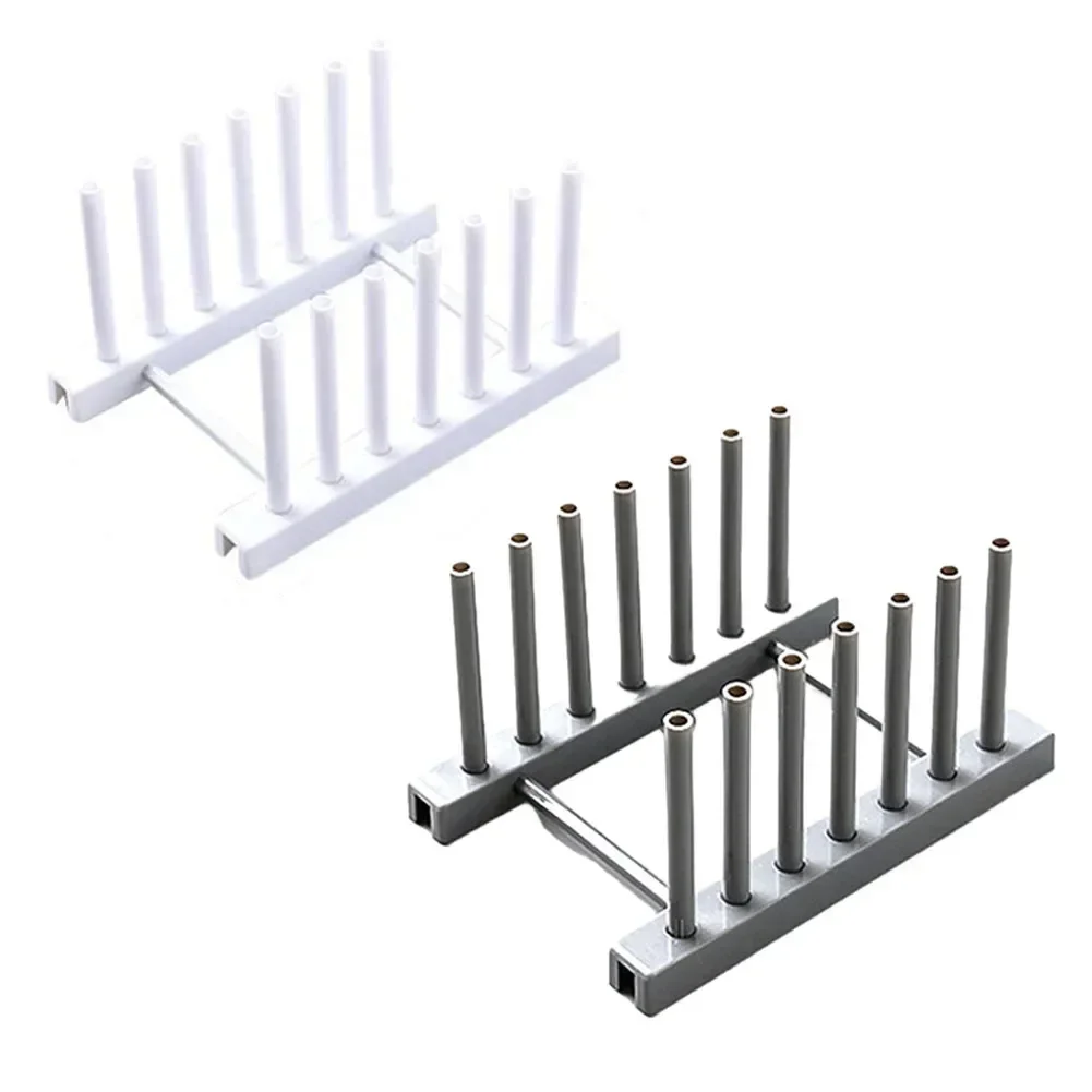 Dish Storage Rack Kitchen Dishes Drainer Drying Rack Plate Drain Shelf Tableware Holder Utensils Rack Removable Tray Rack