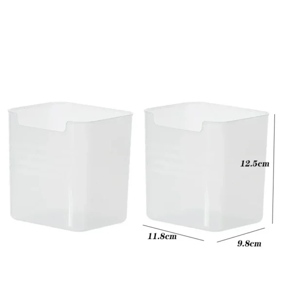 Refrigerator Side Door Storage Boxs Buckle Separate Food Fresh Fridge Organizer Case Kitchen Tableware Drain Basket Holder Rack - Image 6