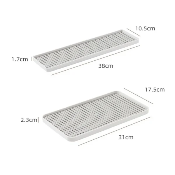 Drainer With Drip Tray Dish Drain Board Mat For Fruit Cup Mug Utensil Bathroom Accessories Big Water Drip Tray Holder - Image 5