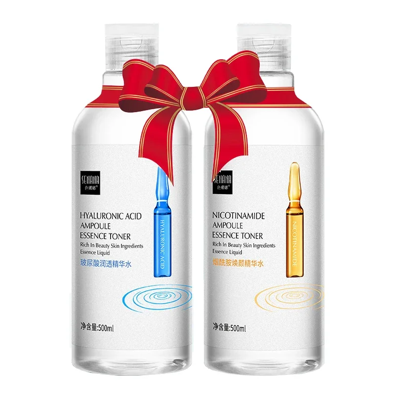 500ml Large Capacity Essence Water Niacinamide Improve Dull Hyaluronic Acid Moisturize Dry Skin Facial Beauty Care Toner