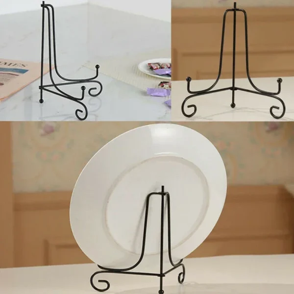 4/6/7/8/10/12Inch Iron Bracket Display Stand For Photo Pedestal Bowl Picture Frame Storage Rack Home Kitchen Plate Display Stand - Image 4