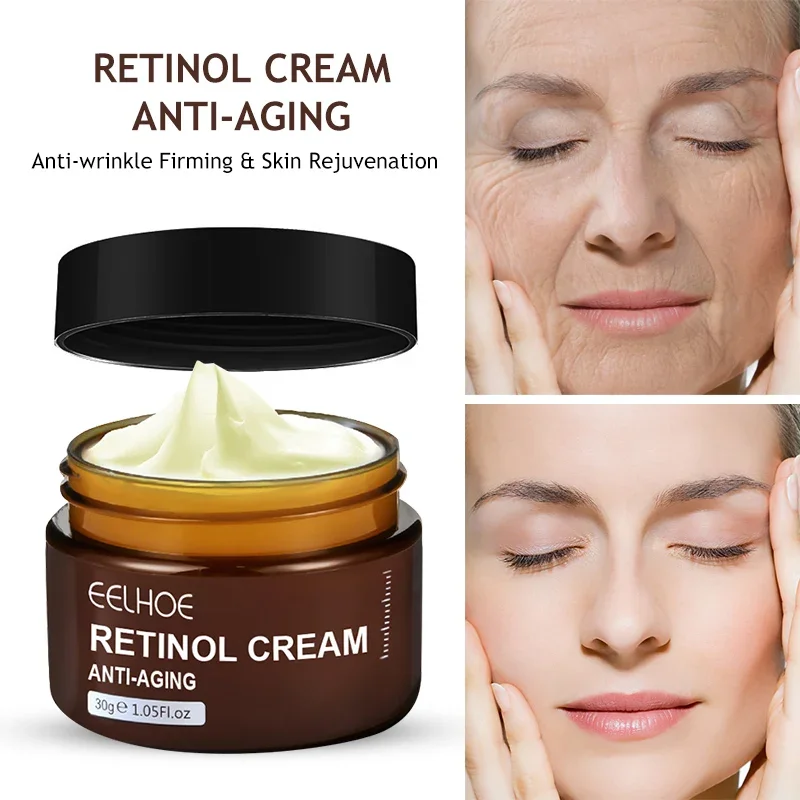 Retinol Face Cream Anti-Aging Wrinkle Remover Firming Lifting Skin Care Fade Fine Lines Whitening Moisturizing Korean Cosmetics