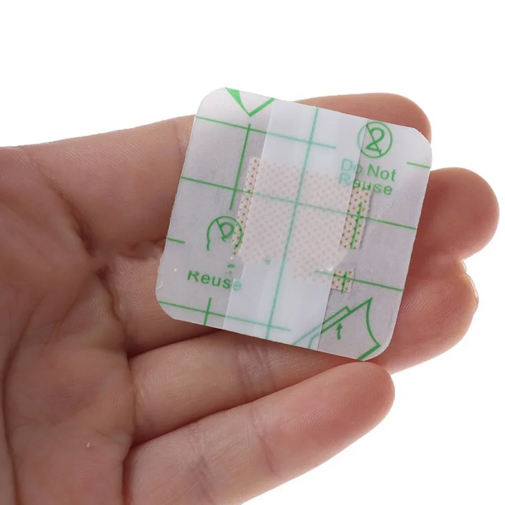 20pcs/set Transparent Tape PU Wound Dressing Band aid Bandage Outdoor 38*38mm Wound First Aid Skin Care Hemostatic Patch