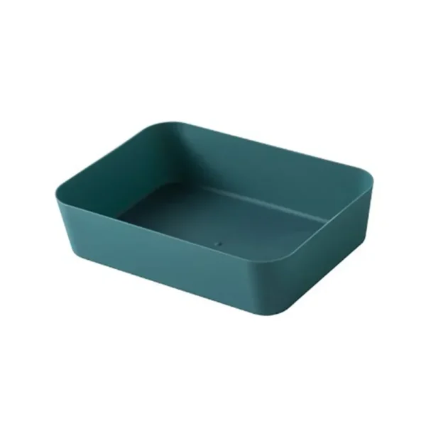 Large Capacity Storage Box Small Box Clearer Classification Kitchen Partition Plastic Tableware White For Storing Small Items - Image 5