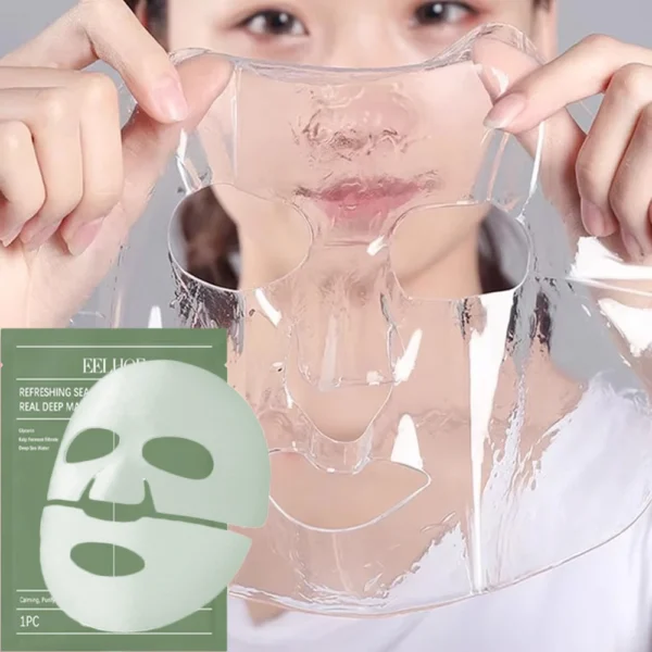 Bio Collagen Brightening Mask Deep Hydrating Shrink Pores Overnight Mask Gentle Moisturizing Refreshing Women Facial Skin Care - Image 6