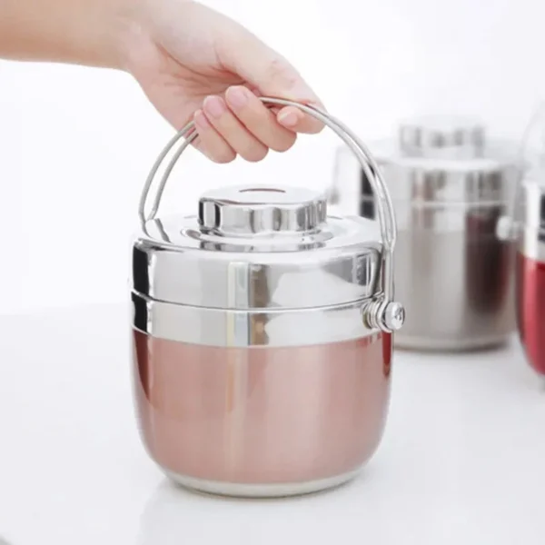 Bento Box Food Thermal Jar Insulation Soup Thermos Bag Portable Stainless Steel Leak-proof Tableware Lunch Storage Container