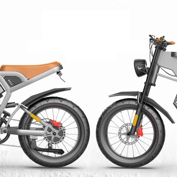 New Electric Bicycle With 20 Inch Large Tires And Seven Stage Transmission Assistance - Image 4