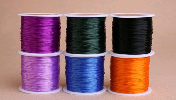 Colorful elastic wire chain glass wire to make beads bracelet wire rope fishing line - Image 2