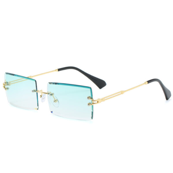 Fashion New Rimless Cut Edge Square Sunglasses - Image 6