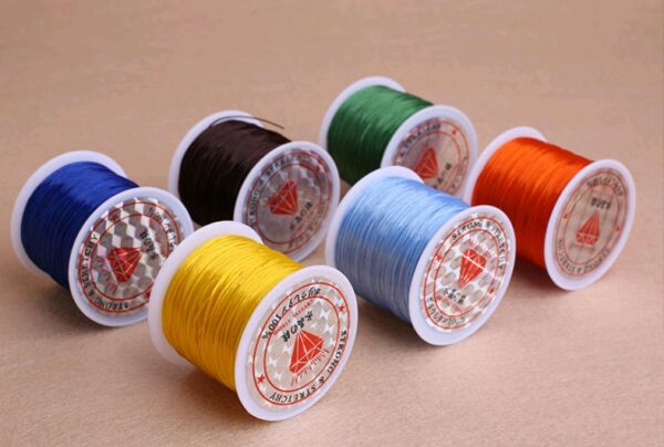 Colorful elastic wire chain glass wire to make beads bracelet wire rope fishing line - Image 3