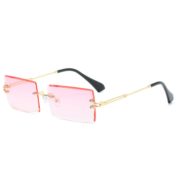 Fashion New Rimless Cut Edge Square Sunglasses - Image 7