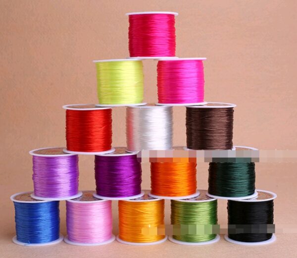 Colorful elastic wire chain glass wire to make beads bracelet wire rope fishing line - Image 5