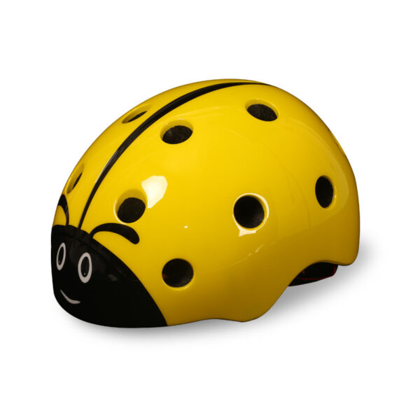 Kids Riding Bicycle Safety Helmet Adjustable Lovely Ladybug Riding Helmet. - Image 4