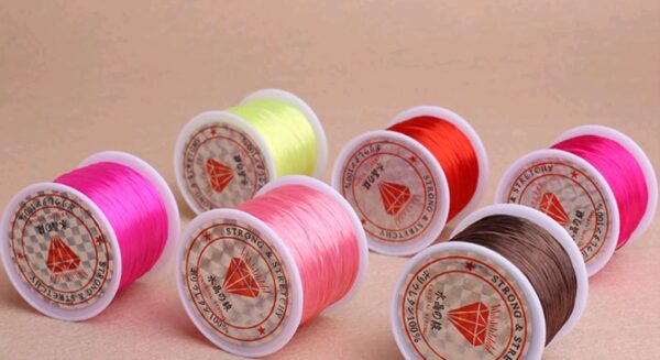 Colorful elastic wire chain glass wire to make beads bracelet wire rope fishing line - Image 4