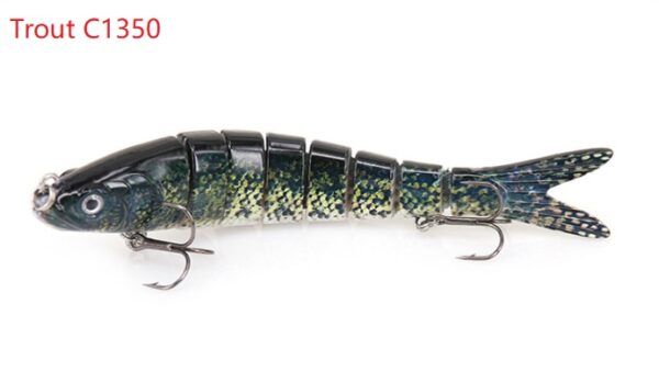 Original Fishing Lure Eight Segment Trout Fish - Image 2