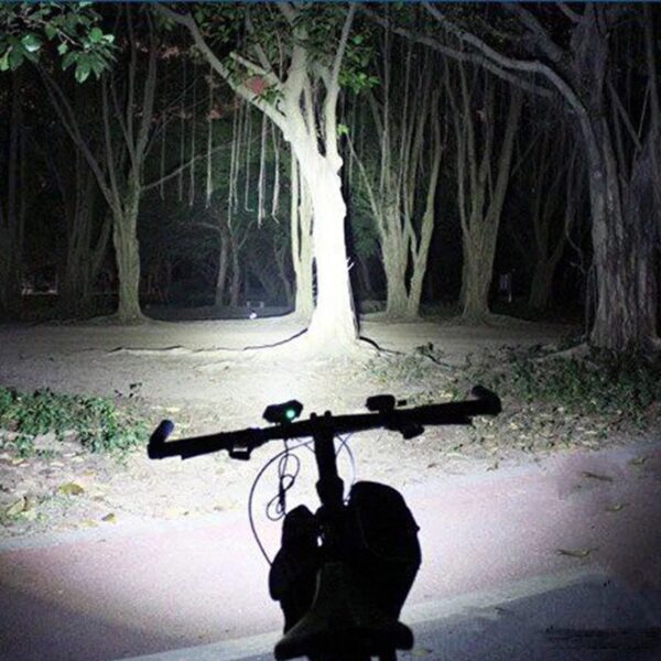 F3 light USB bicycle headlights 3 t6 mountain bike rechargeable light LED lights professional riding bike lights - Image 4