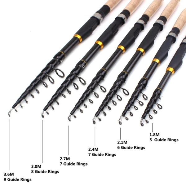 Short Portable Shrink Lure Pole Short Sea Pole - Image 5