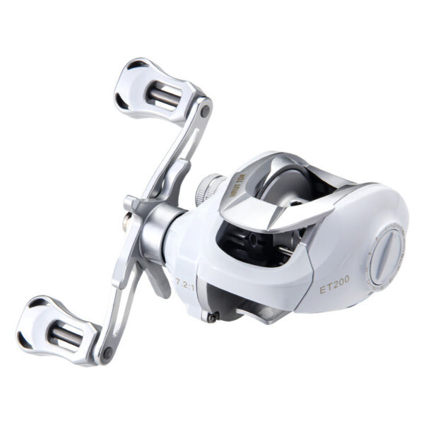Small White Micro Item Bait Casting Reel Drip Wheel Speed Ratio Fishing Wheel - Image 2