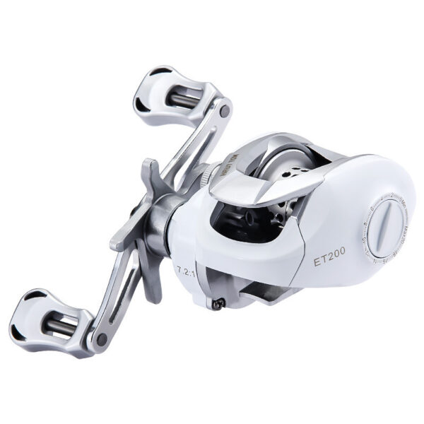 Small White Micro Item Bait Casting Reel Drip Wheel Speed Ratio Fishing Wheel - Image 6